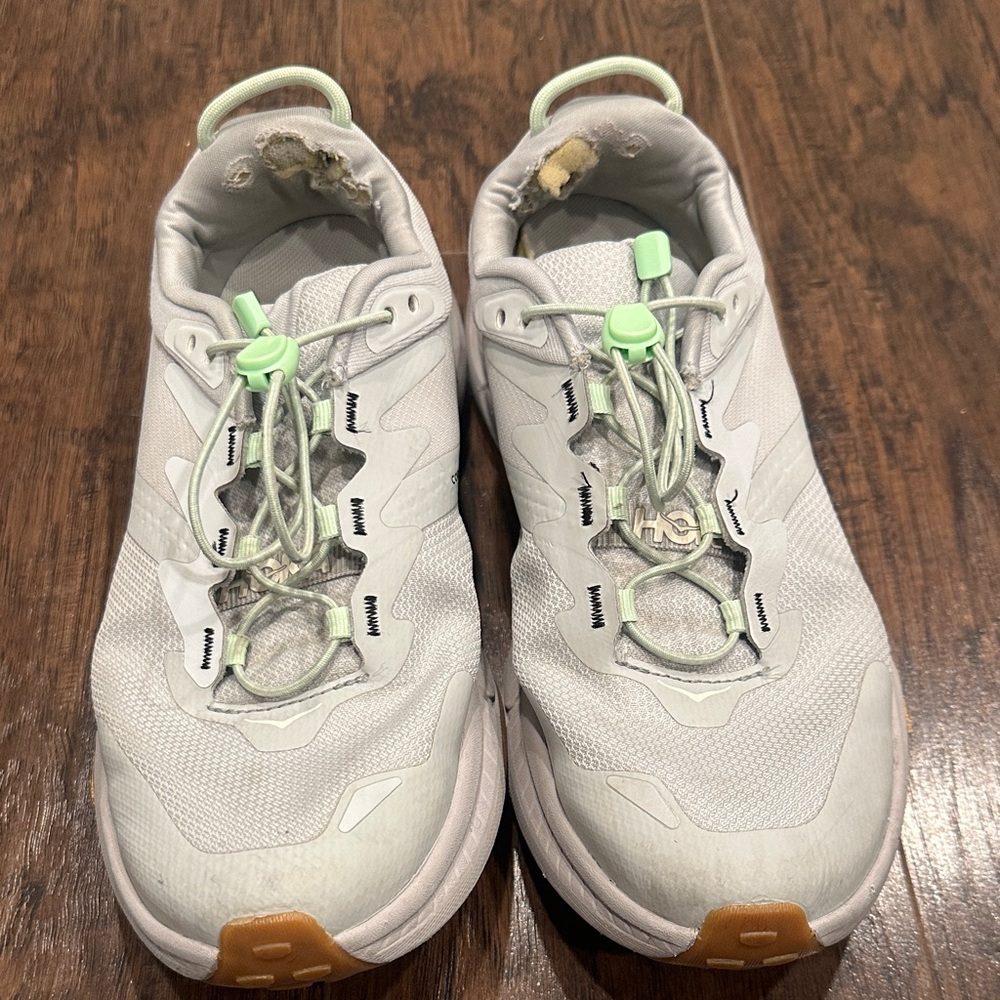 Hoka Gray Women’s Transport Shoes size 8